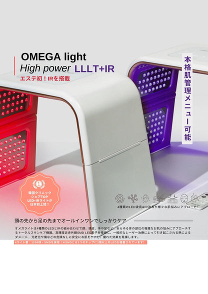 韓国クリニックで導入実績20万台以上 　Omelon LED ライト